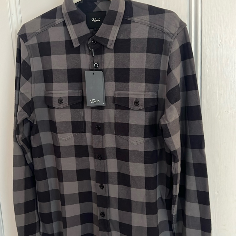 NWT Rails Sampson in Shadow Ash, Mens Size Small